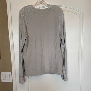 lululemon athletica Gray Long Sleeve Shirt